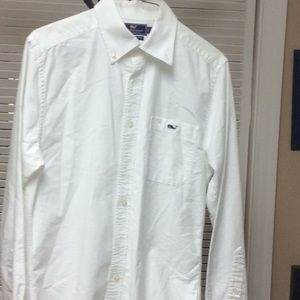 Men’s white button down